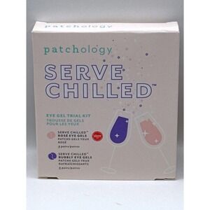 Patchology Serve Chilled Eye Gel Trial Kit 6 Pairs Rose and Bubbly Skincare Set